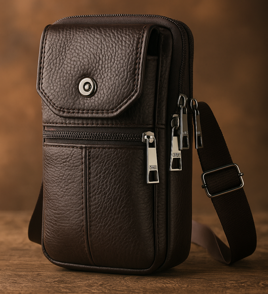 Leather Travel Duffel Bag | Flint