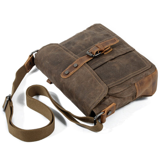 Small Canvas Messenger Bag | Theron