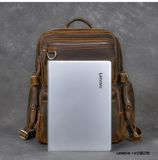 Brown Leather Backpack | Journey