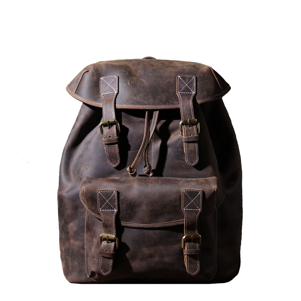 Leather Briefcase Crossbody Bag | Kaelen