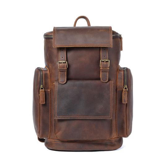 Leather Laptop Backpack | York