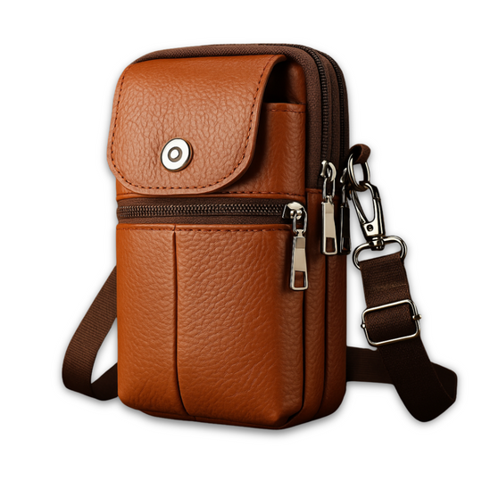 Leather Travel Duffel Bag | Flint