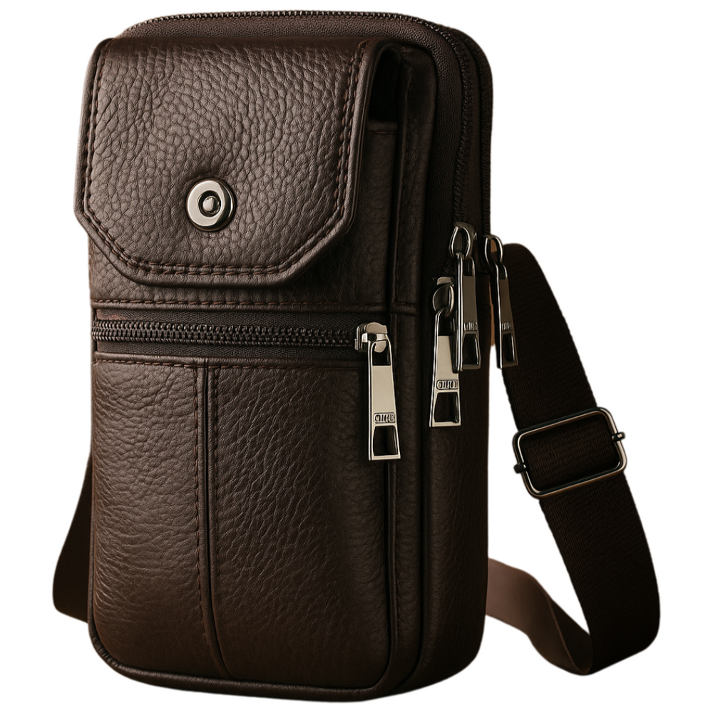 Leather Travel Duffel Bag | Flint