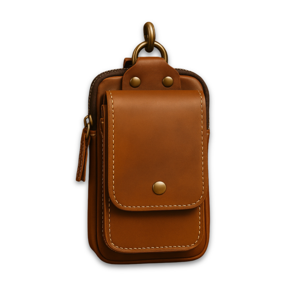 Vintage Leather Waist Bag | Zavier
