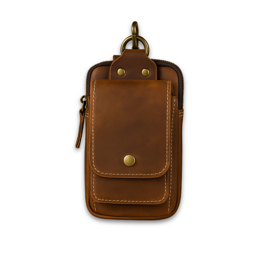 Vintage Leather Waist Bag | Zavier