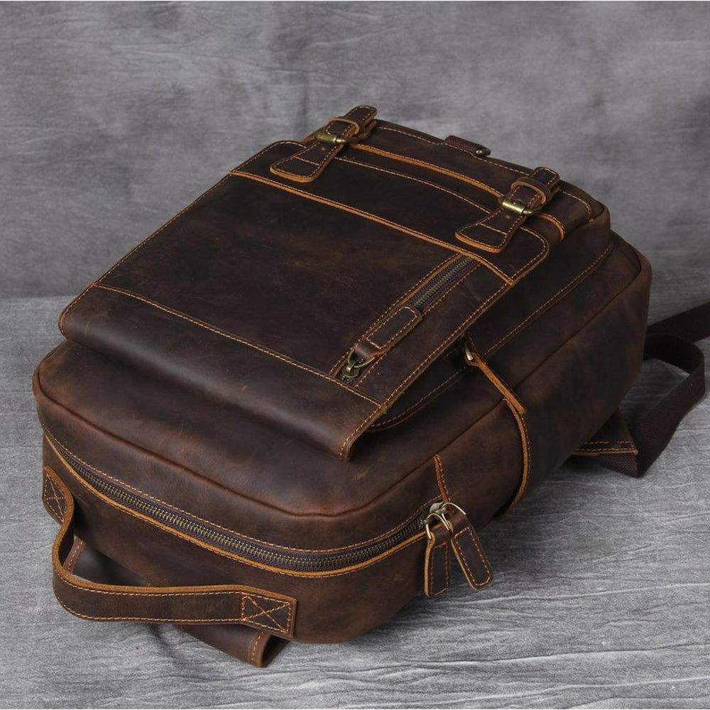 Tan Leather Backpack | Corbinian