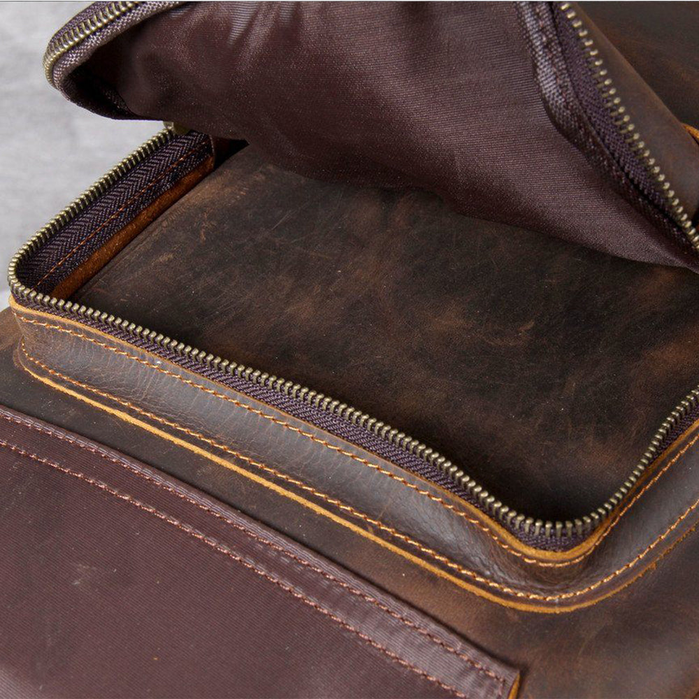 Tan Leather Backpack | Corbinian