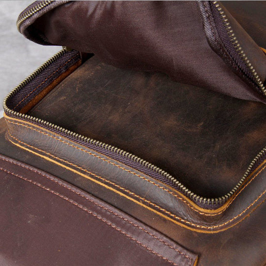 Tan Leather Backpack | Corbinian