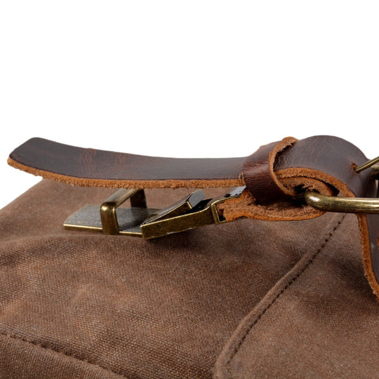 Canvas and Leather Messenger Bag | Wilder
